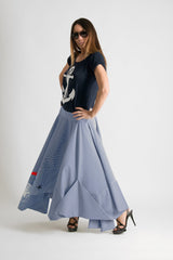 Marine Long Skirt JULIE - EUG FASHION