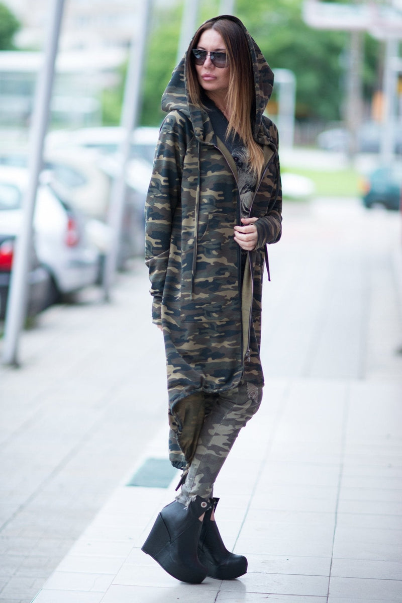 Military Hooded Vest LILY - EUG FASHION