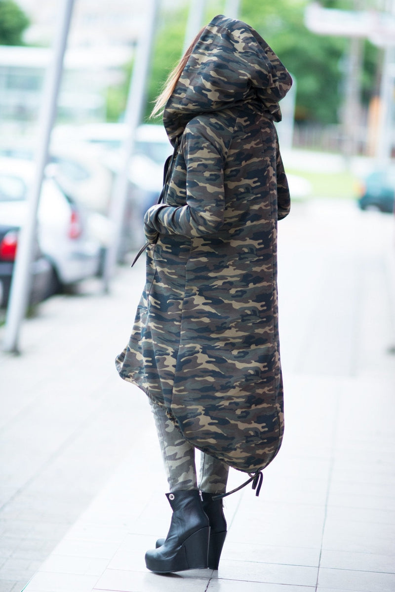 Military Hooded Vest LILY - EUG FASHION