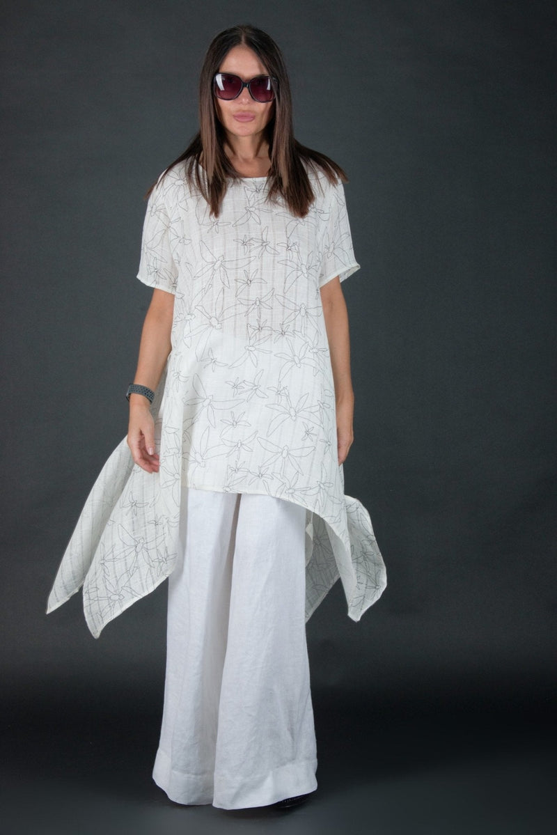 Off White Linen set Caroline - D FOLD CLOTHING