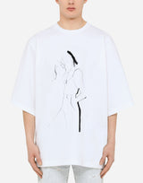 Painted Graphic Woman Premium Tee - EUG FASHION