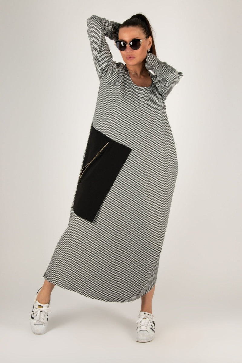 Long Sleeves Dress CARMELA SALE - D FOLD CLOTHING