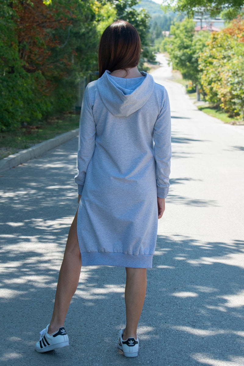 Short Sweatshirt Dress SIMONA - EUG FASHION