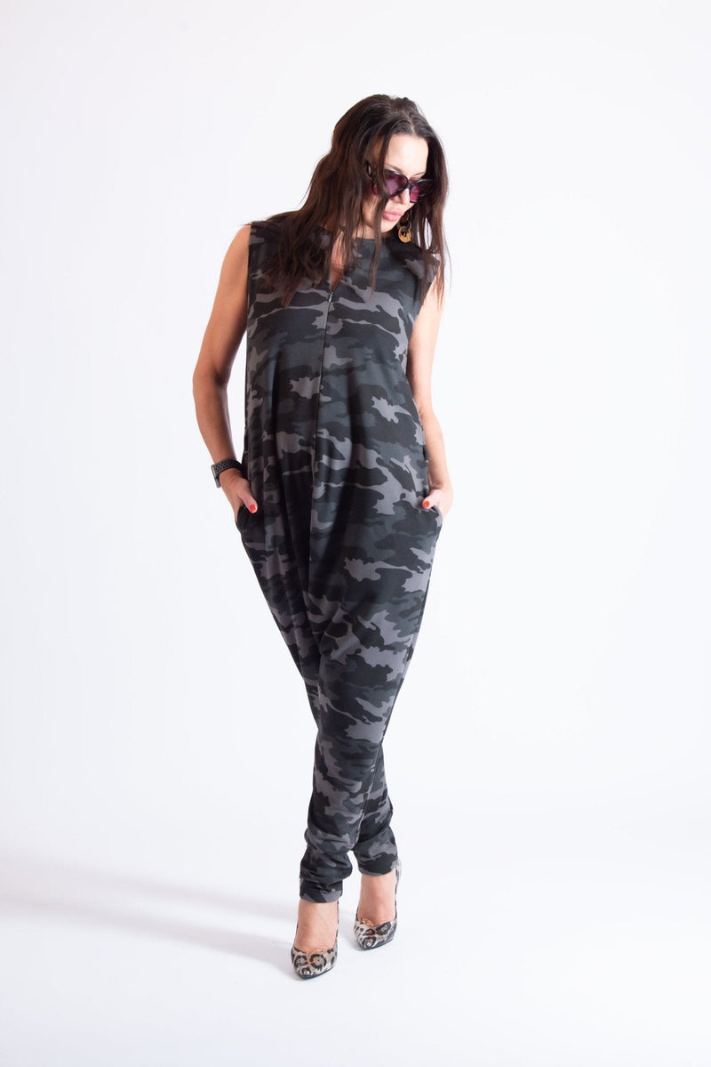 Sleeveless Harem Jumpsuit BETY - D FOLD Clothing
