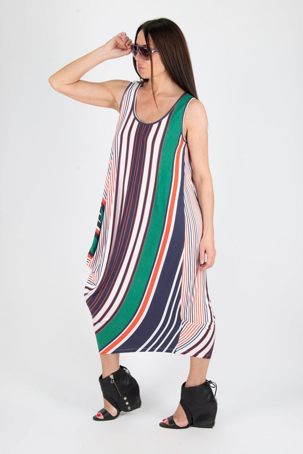 Stripe Dress ONIX SALE - EUG FASHION