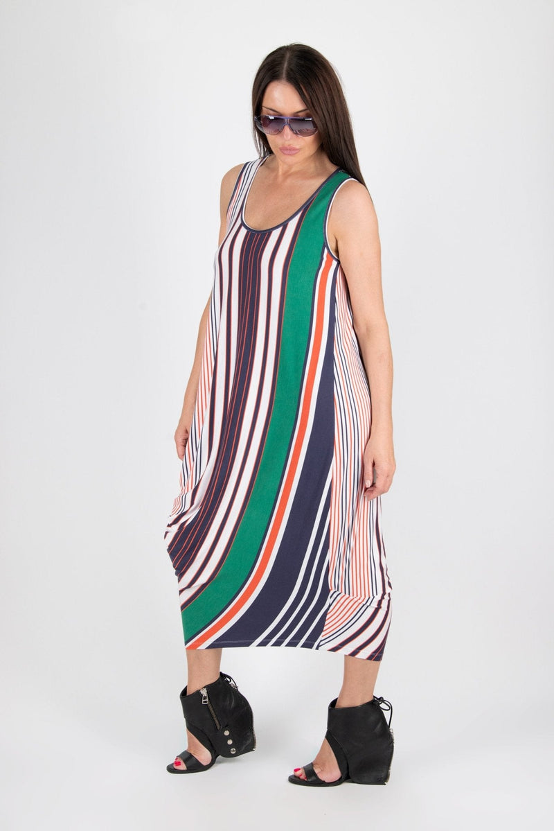 Stripe Dress ONIX SALE - EUG FASHION