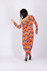 MARLA Stripe Harem Jumpsuit - D FOLD Clothing