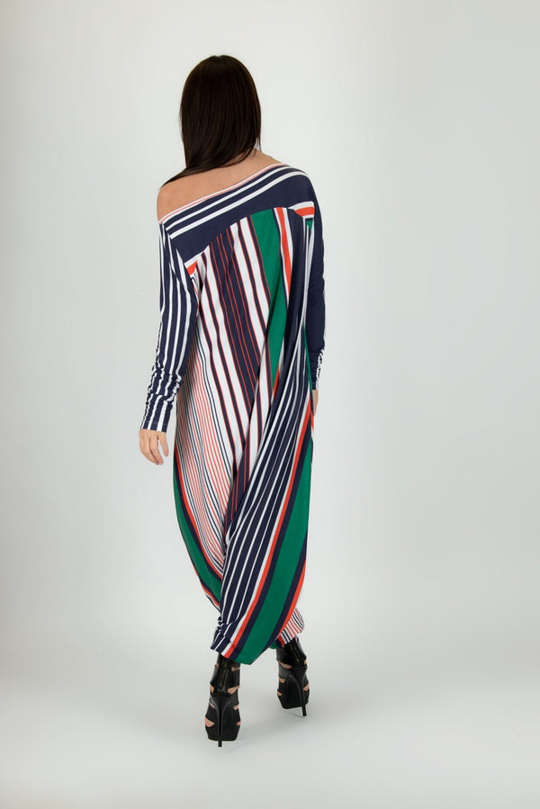 Striped Harem Jumpsuit MARLA SALE - EUG FASHION