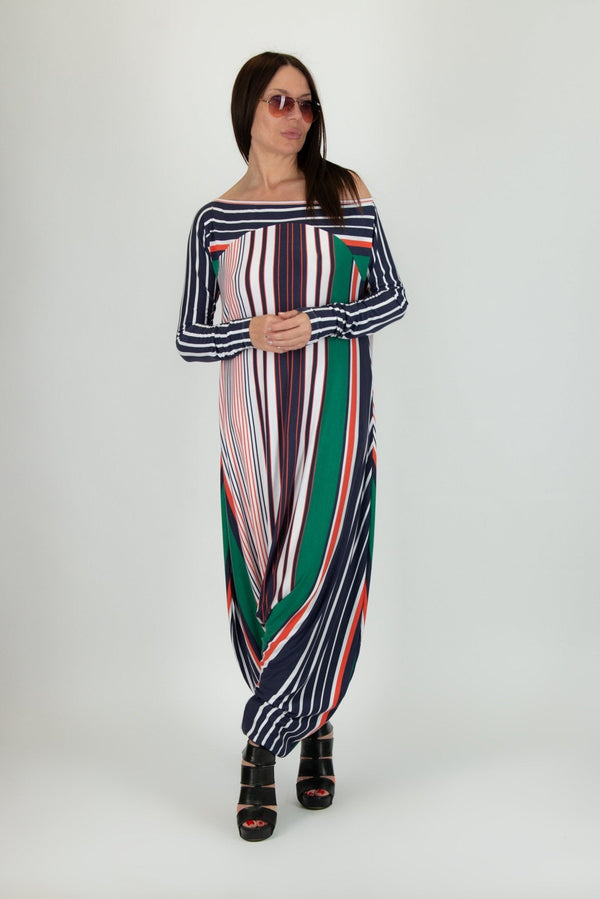 Striped Harem Jumpsuit MARLA SALE - EUG FASHION