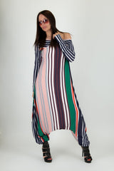 Striped Harem Jumpsuit MARLA SALE - EUG FASHION