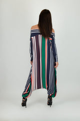 Striped Harem Jumpsuit MARLA SALE - EUG FASHION