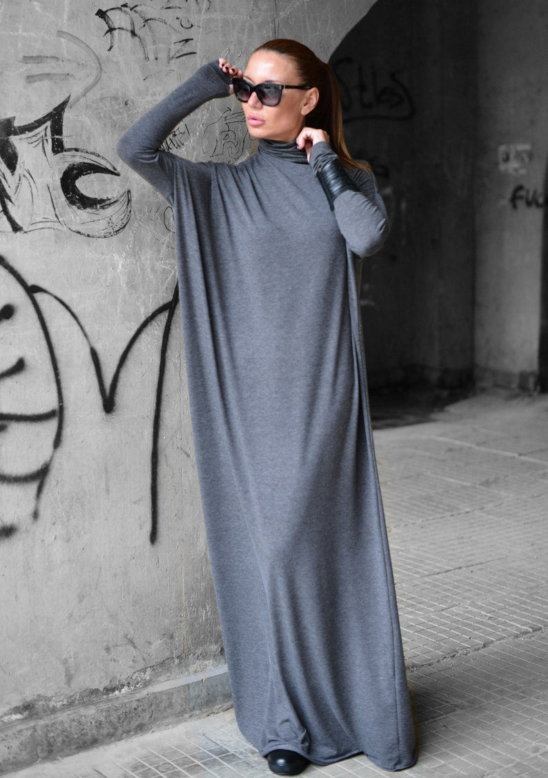 VALENSIA Turtleneck Long Dress - D FOLD Clothing