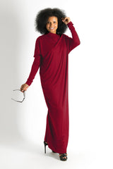 VALENSIA Turtleneck Long Dress - D FOLD CLOTHING