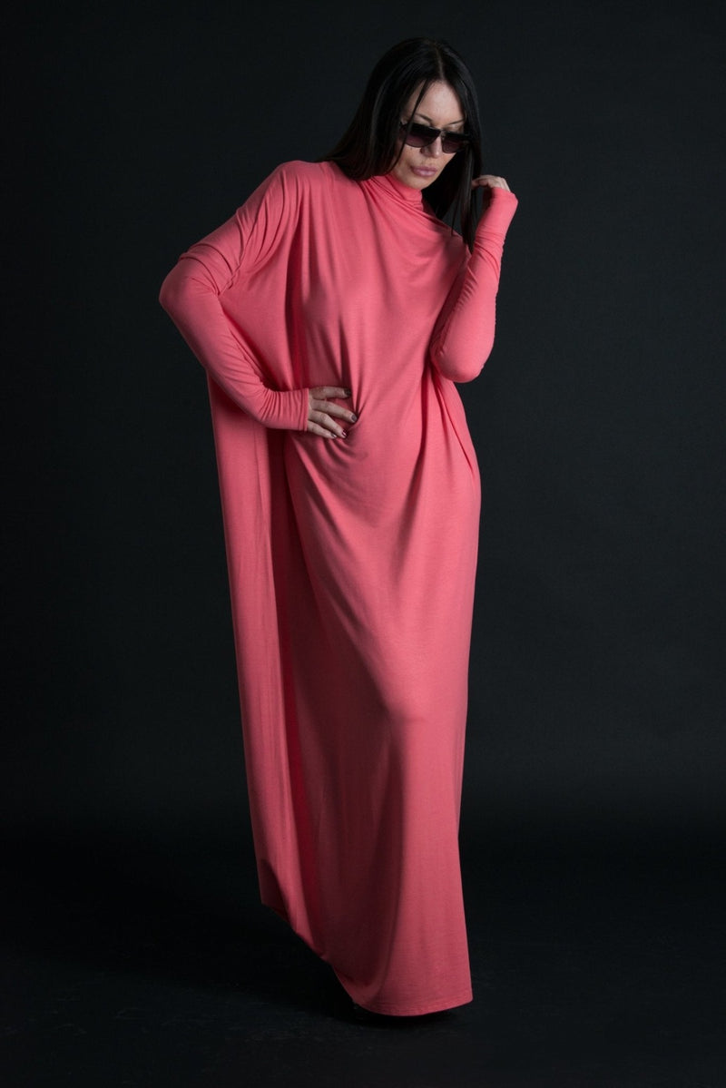 VALENSIA Turtleneck Long Dress - D FOLD Clothing