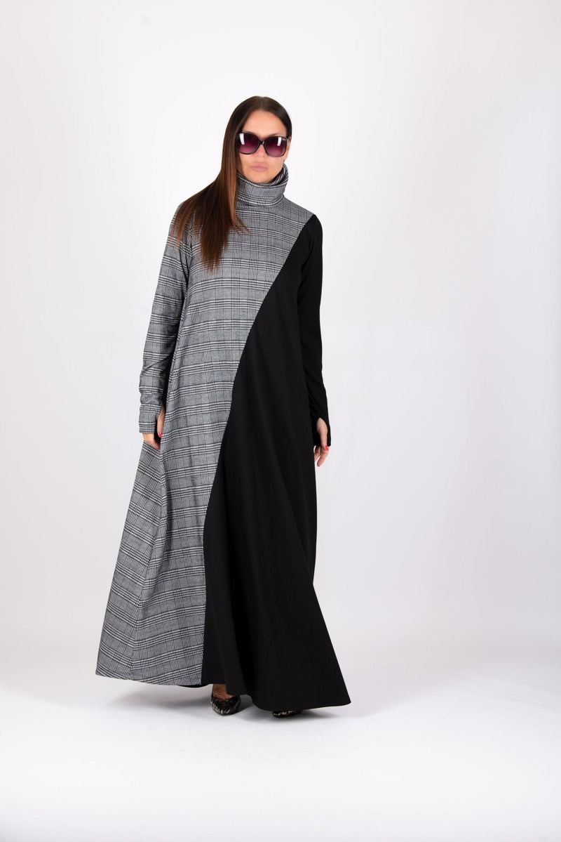 Turtleneck Long Dress VIVIAN - EUG FASHION