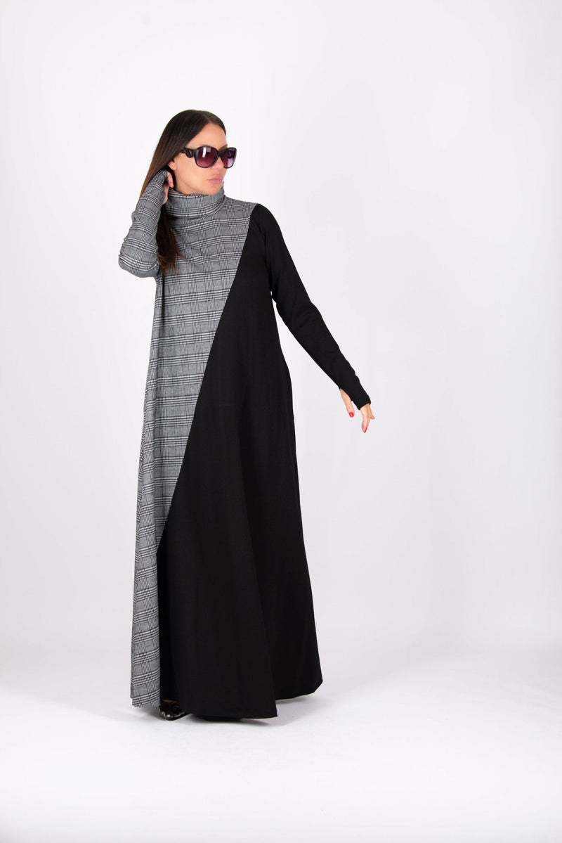 Turtleneck Long Dress VIVIAN - EUG FASHION