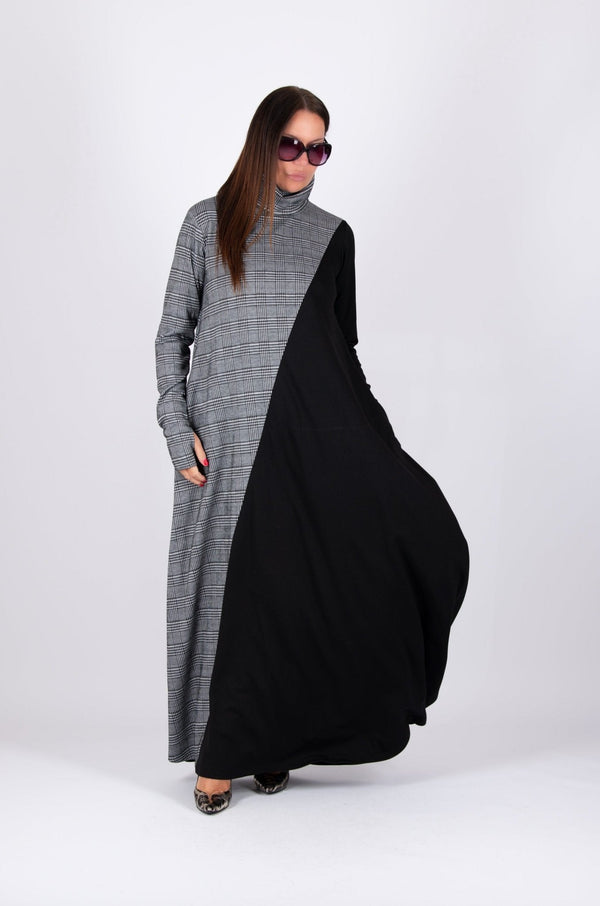 Turtleneck Long Dress VIVIAN - EUG FASHION