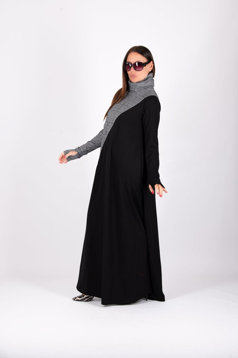 Turtleneck Long Dress VIVIAN - EUG FASHION