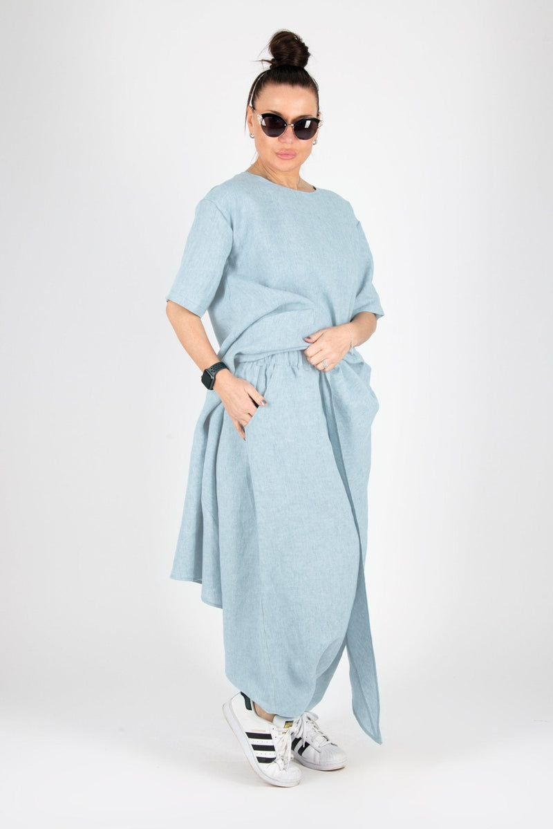 Two pieces Linen outfit Lauren - EUG FASHION