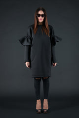 Winter Neoprene Dress ESTER - EUG FASHION