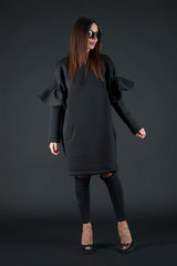 Winter Neoprene Dress ESTER - EUG FASHION