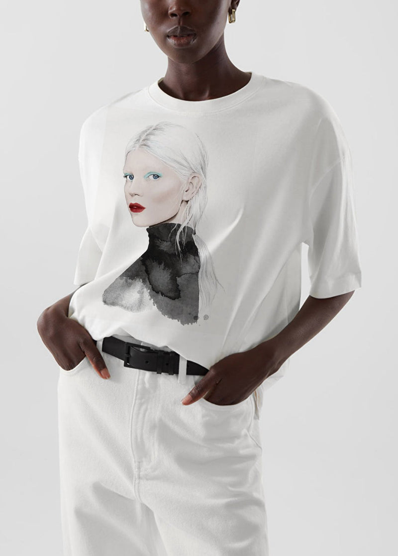 Woman face T shirt - EUG FASHION