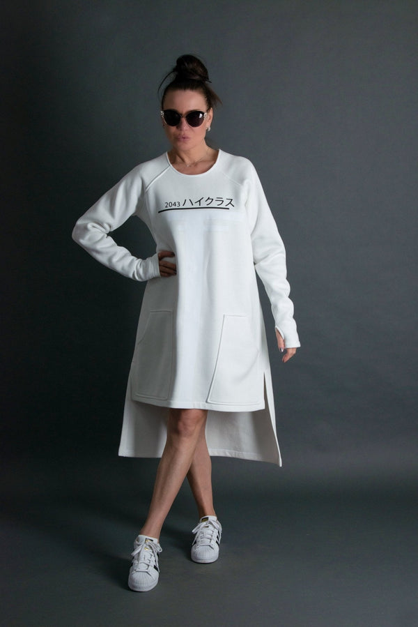 Woman Sweatshirt Dress IZABEL - EUG FASHION