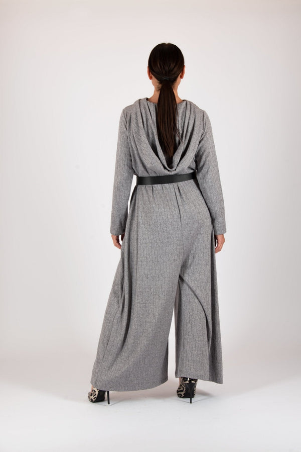 Wool Hooded Jumpsuit LINA - EUG FASHION