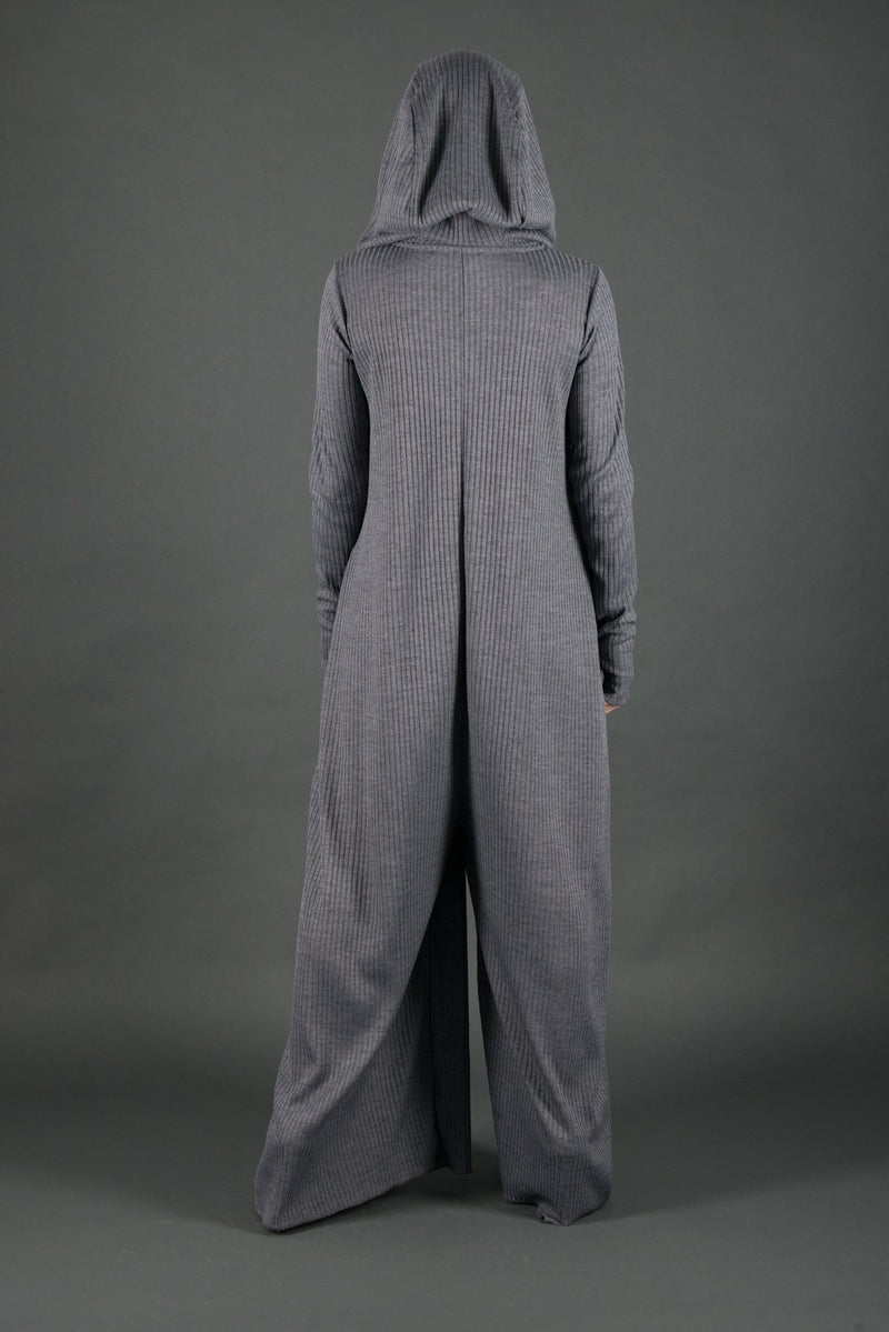 Wool Hooded Jumpsuit LINA - EUG FASHION